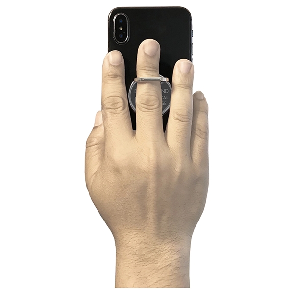 1 1/2" x 2 3/8" metal Twister ring-style rotating cellphone holder... from ASI 62660 Innovation Line