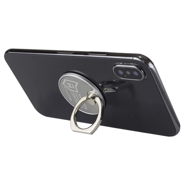 1 1/2" x 2 3/8" metal Twister ring-style rotating cellphone holder... from ASI 62660 Innovation Line