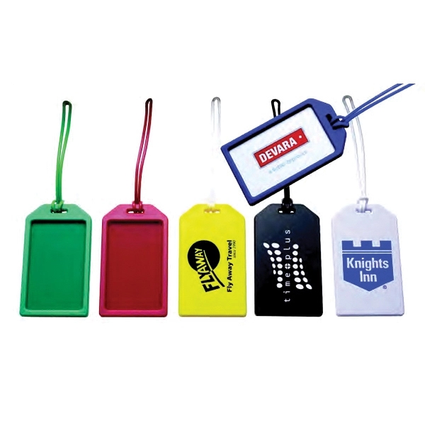 Rigid luggage tag with clear protective face plate.... from ASI 49470 DEVARA
