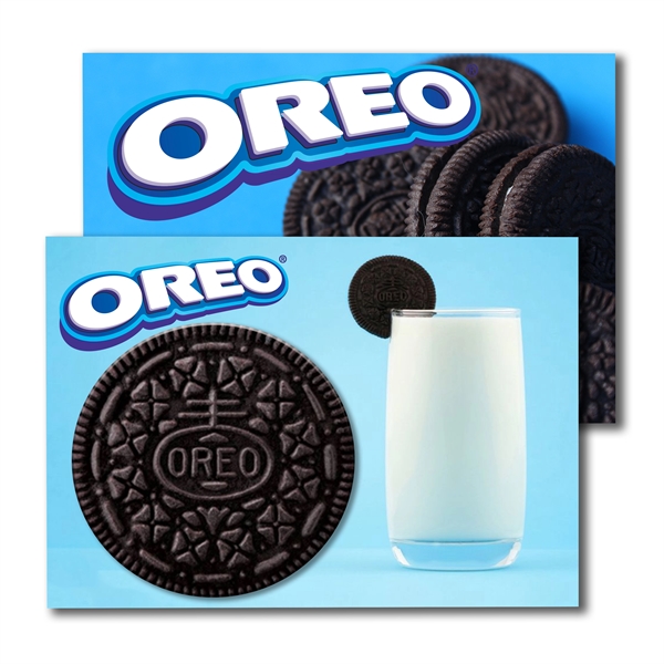 6" x 4" full-color direct mail postcard with 3.75" round acrylic... from ASI 90807 Tekweld