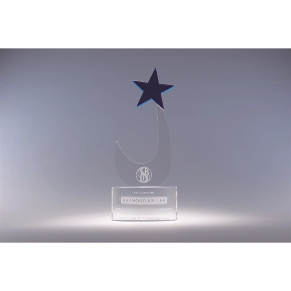 Sensation Star Optic Crystal Award... from ASI 62985 J. Charles