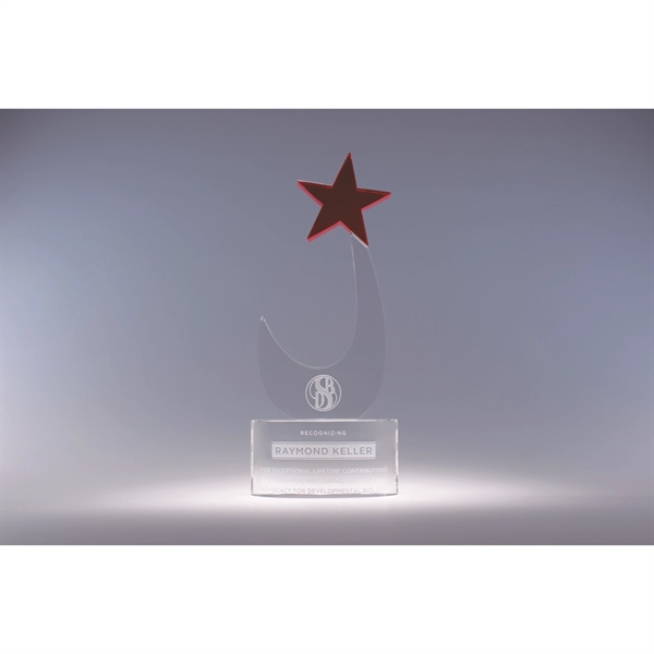 Sensation Star Optic Crystal Award... from ASI 62985 J. Charles