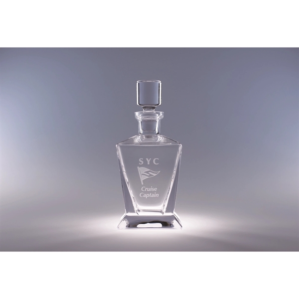 26 oz. Duke Hand-Blown Crystal Decanter - 750ml capacity... from ASI 62985 J. Charles
