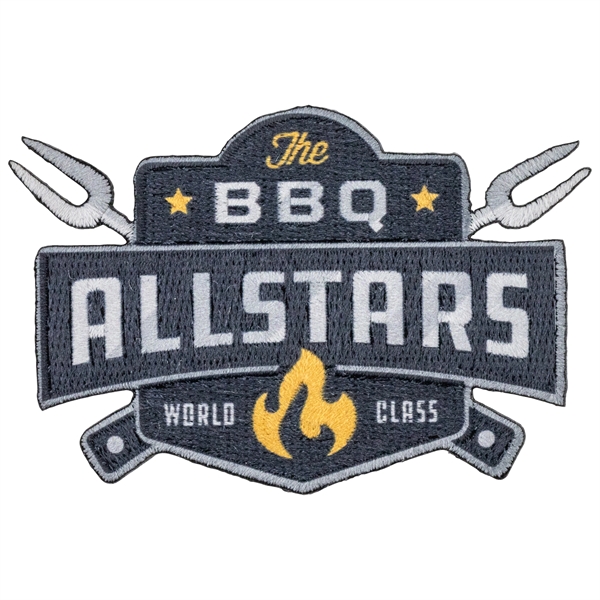 Embroidered Pin Pointe custom patches in assorted sizes with heat seal... from ASI 52263 EMT / EMT EMT EASY Emblem Marketing Team