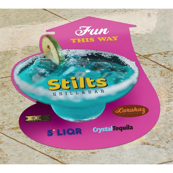 Custom Shaped Floor Decal... from ASI 56100 Gemini Ind Inc / Geminiline