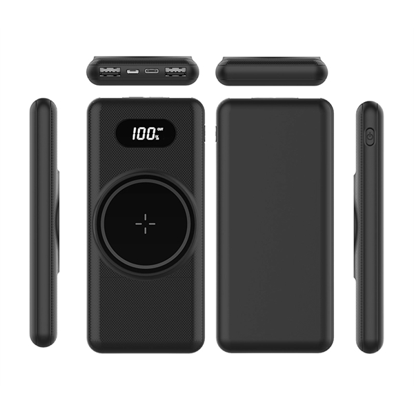 Wireless charging power bank 10000 mAh plus 1c1p silkscreen or laser... from ASI 37218 Athena Promo (tm)