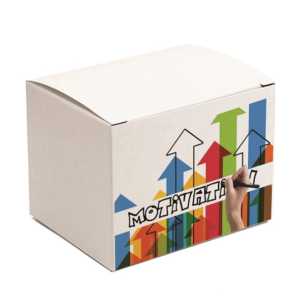 Small box is made from high density, 20 pt., white paper... from ASI 67620 Lion Circle Corp