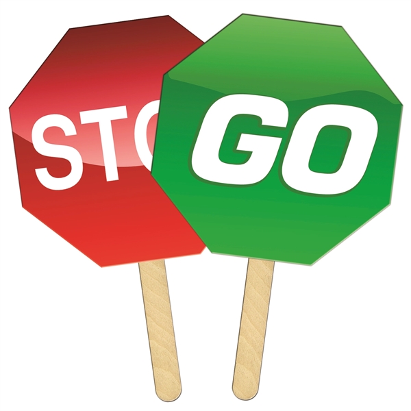 Octagon Mini Sandwich Hand Fan... from ASI 67620 Lion Circle Corp