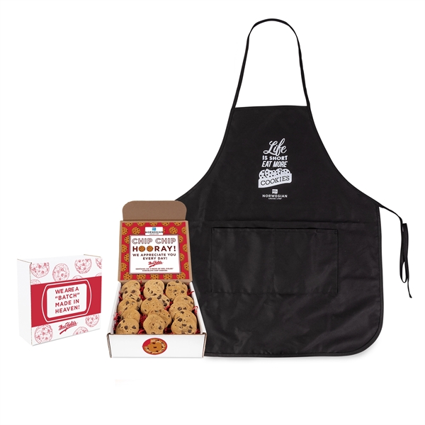 A Batch Made In Heaven Mrs. Fields Cookie Mailer with Apron... from ASI 44900 NC Custom (CI/Lanco) / Chocolate Inn