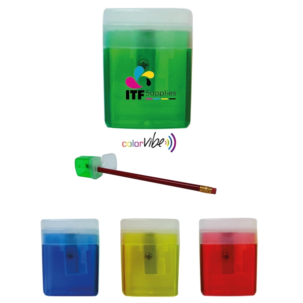 Plastic pencil sharpener.... from ASI 99030 Zipline / MainStream Promotions™
