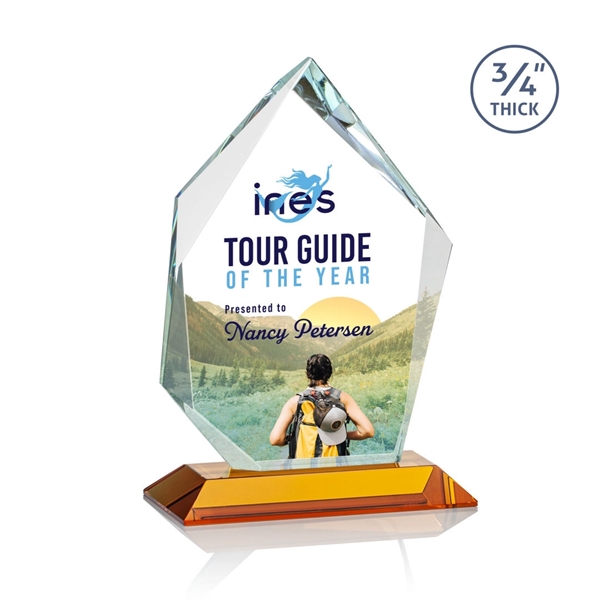 The Deerhurst Ice Peak in 3/4" thick Starfire Crystal features deep... from ASI 84592 St Regis Group / St Regis