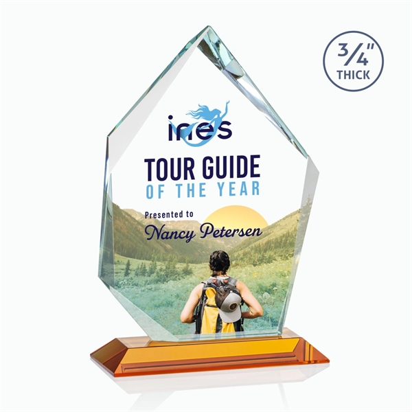 The Deerhurst Ice Peak in 3/4" thick Starfire Crystal features deep... from ASI 84592 St Regis Group / St Regis