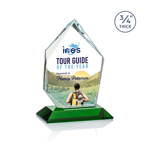 The Deerhurst Ice Peak in 3/4" thick Starfire Crystal features deep... from ASI 84592 St Regis Group / St Regis