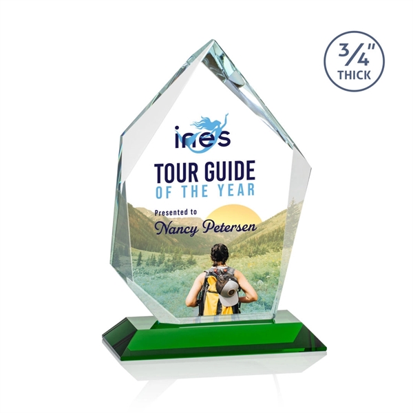 The Deerhurst Ice Peak in 3/4" thick Starfire Crystal features deep... from ASI 84592 St Regis Group / St Regis