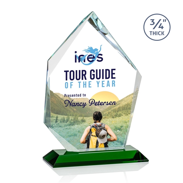 The Deerhurst Ice Peak in 3/4" thick Starfire Crystal features deep... from ASI 84592 St Regis Group / St Regis