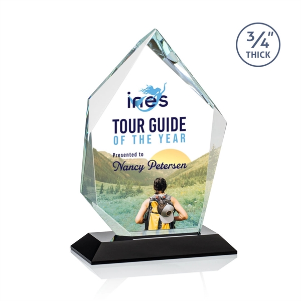 The Deerhurst Ice Peak in 3/4" thick Starfire Crystal features deep... from ASI 84592 St Regis Group / St Regis