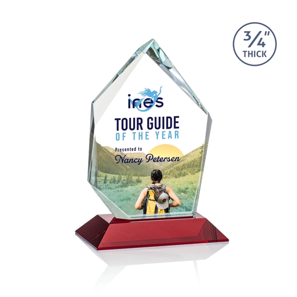 The Deerhurst Ice Peak in 3/4" thick Starfire Crystal features deep... from ASI 84592 St Regis Group / St Regis