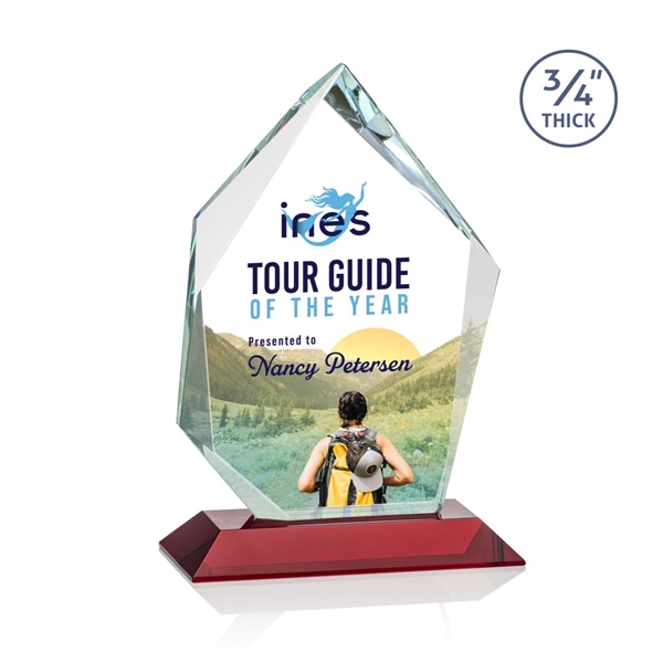 The Deerhurst Ice Peak in 3/4" thick Starfire Crystal features deep... from ASI 84592 St Regis Group / St Regis