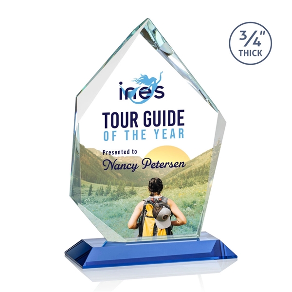 The Deerhurst Ice Peak in 3/4" thick Starfire Crystal features deep... from ASI 84592 St Regis Group / St Regis