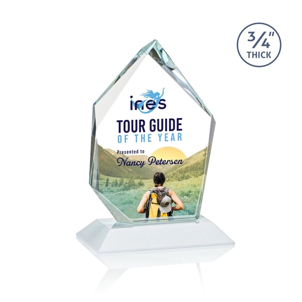 The Deerhurst Ice Peak in 3/4" thick Starfire Crystal features deep... from ASI 84592 St Regis Group / St Regis