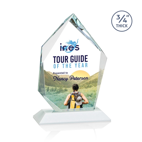 The Deerhurst Ice Peak in 3/4" thick Starfire Crystal features deep... from ASI 84592 St Regis Group / St Regis