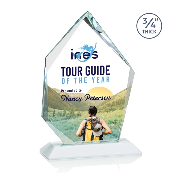 The Deerhurst Ice Peak in 3/4" thick Starfire Crystal features deep... from ASI 84592 St Regis Group / St Regis