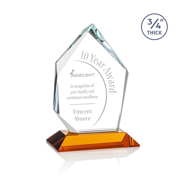 The Deerhurst Ice Peak in 3/4" thick Starfire Crystal features deep... from ASI 84592 St Regis Group / St Regis