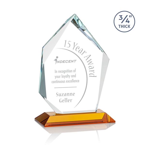 The Deerhurst Ice Peak in 3/4" thick Starfire Crystal features deep... from ASI 84592 St Regis Group / St Regis