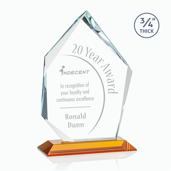 The Deerhurst Ice Peak in 3/4" thick Starfire Crystal features deep... from ASI 84592 St Regis Group / St Regis