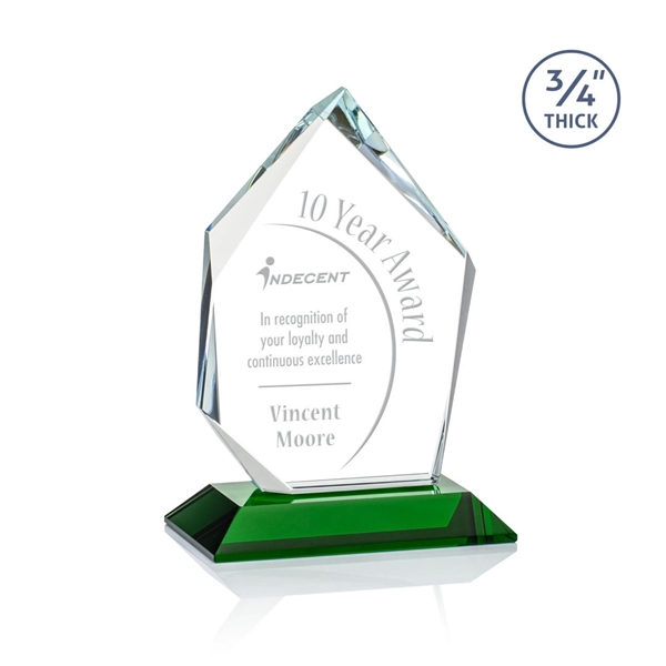 The Deerhurst Ice Peak in 3/4" thick Starfire Crystal features deep... from ASI 84592 St Regis Group / St Regis