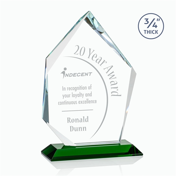 The Deerhurst Ice Peak in 3/4" thick Starfire Crystal features deep... from ASI 84592 St Regis Group / St Regis