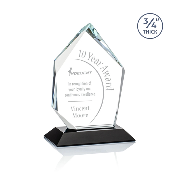 The Deerhurst Ice Peak in 3/4" thick Starfire Crystal features deep... from ASI 84592 St Regis Group / St Regis