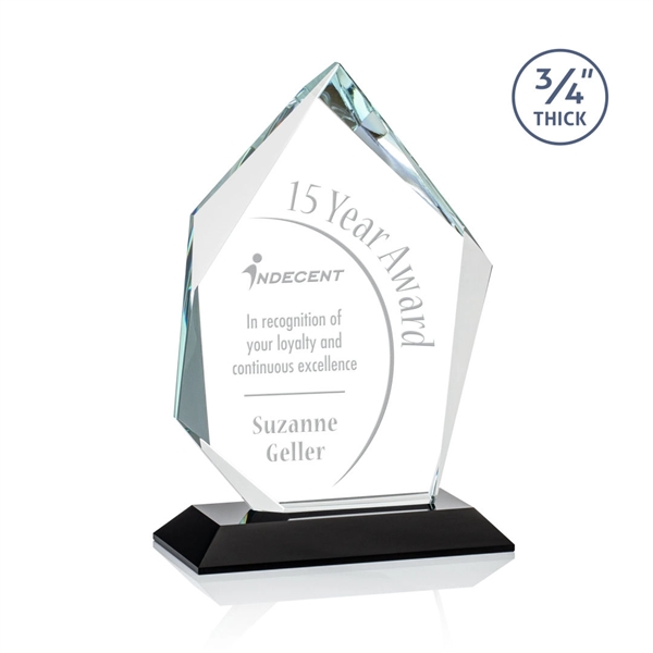 The Deerhurst Ice Peak in 3/4" thick Starfire Crystal features deep... from ASI 84592 St Regis Group / St Regis