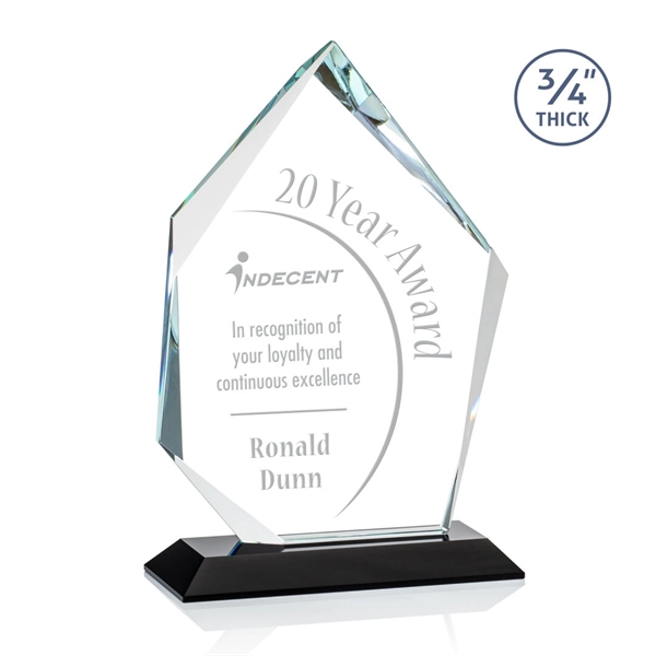 The Deerhurst Ice Peak in 3/4" thick Starfire Crystal features deep... from ASI 84592 St Regis Group / St Regis