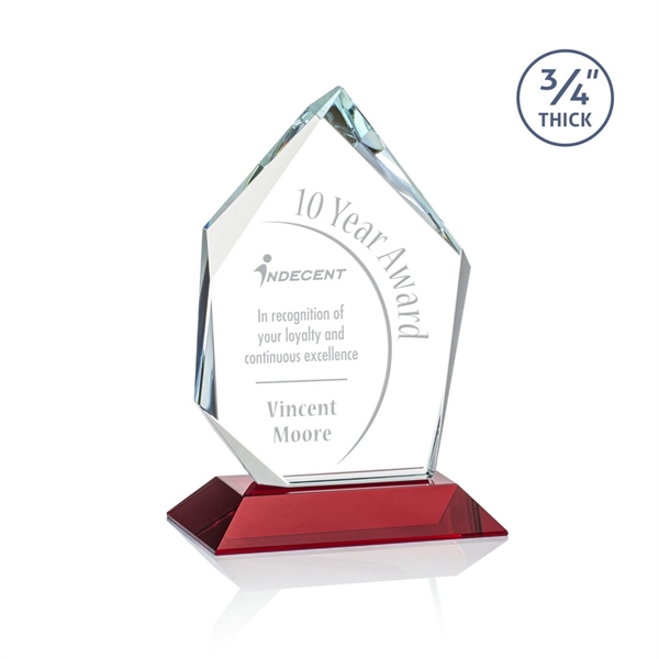 The Deerhurst Ice Peak in 3/4" thick Starfire Crystal features deep... from ASI 84592 St Regis Group / St Regis