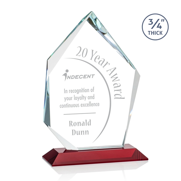 The Deerhurst Ice Peak in 3/4" thick Starfire Crystal features deep... from ASI 84592 St Regis Group / St Regis