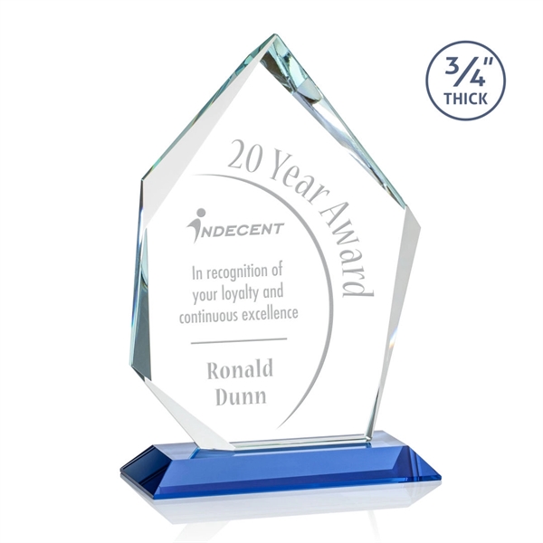 The Deerhurst Ice Peak in 3/4" thick Starfire Crystal features deep... from ASI 84592 St Regis Group / St Regis