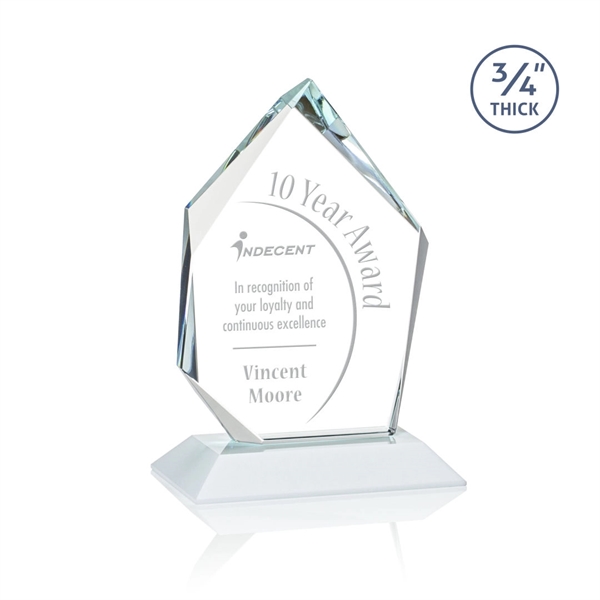 The Deerhurst Ice Peak in 3/4" thick Starfire Crystal features deep... from ASI 84592 St Regis Group / St Regis