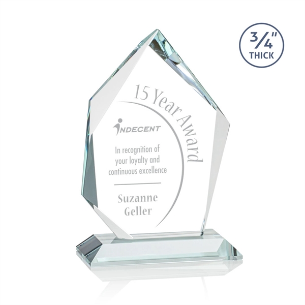 The Deerhurst Ice Peak in 3/4" thick Starfire Crystal features deep... from ASI 84592 St Regis Group / St Regis