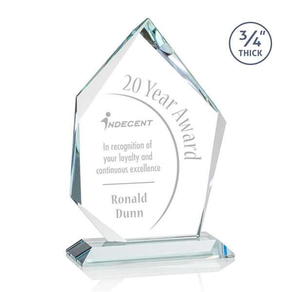 The Deerhurst Ice Peak in 3/4" thick Starfire Crystal features deep... from ASI 84592 St Regis Group / St Regis