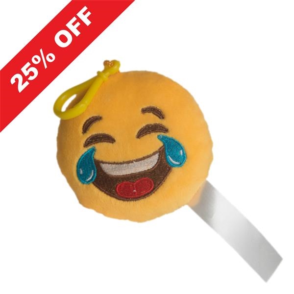 Plush emoji keychain made of polyurethane with a laughing out loud... from ASI 34415 Alpi International LTD / Alpi™