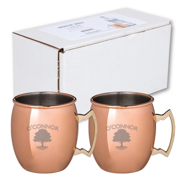 Set of two 17 oz. Annapurna Moscow Mule mugs made of... from ASI 57655 STOPNGO Line