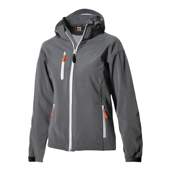 Women's jacket with a full-zip, hood, water resistance, and chest pocket.... from ASI 47965 Cutter & Buck