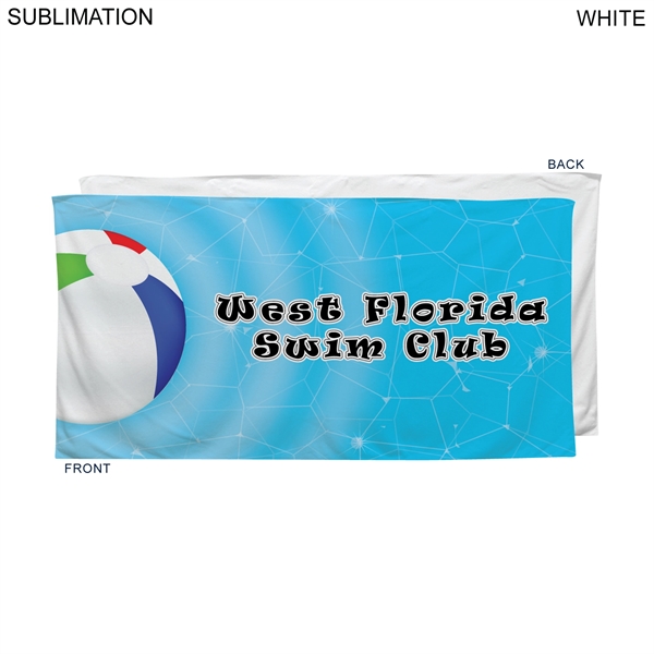 Swim Towel in HEAVIER Plush and Soft Velour Terry Cotton Blend,... from ASI 53509 FIEL-Fairdeal Import & Export / FIEL