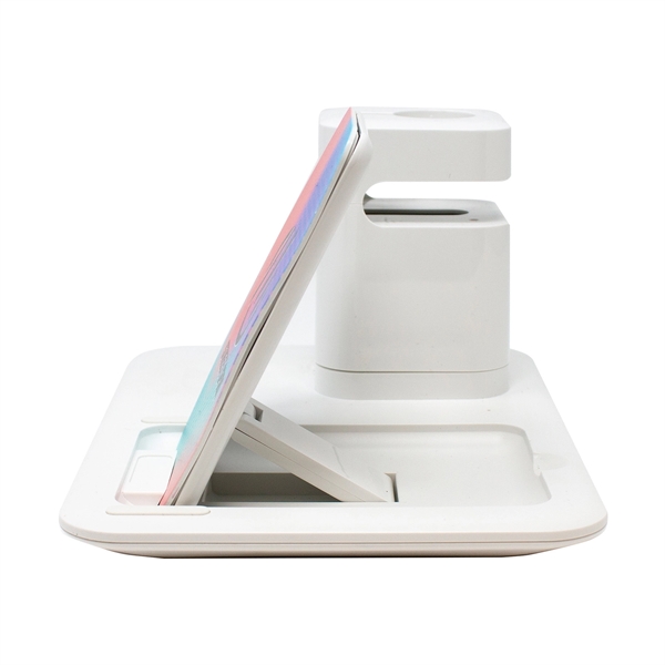 Docksy Charging Station charges smartphone, earbuds, and smart watch. Includes multifunctional... from ASI 61966 HPG / OrigAudio