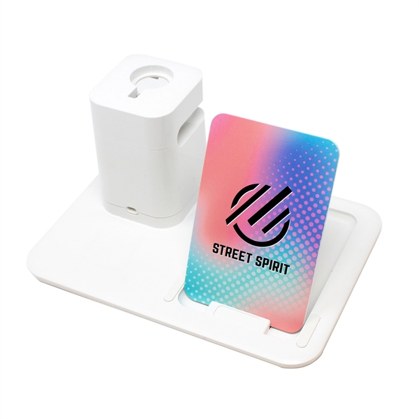 Docksy Charging Station charges smartphone, earbuds, and smart watch. Includes multifunctional... from ASI 61966 HPG / OrigAudio