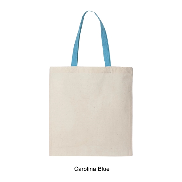 6 oz. 100% cotton canvas tote bag / shopping bag with... from ASI 41511 Brainchild USA Inc / BrainChild Gift Club