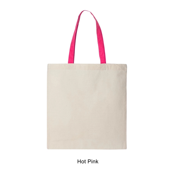 6 oz. 100% cotton canvas tote bag / shopping bag with... from ASI 41511 Brainchild USA Inc / BrainChild Gift Club