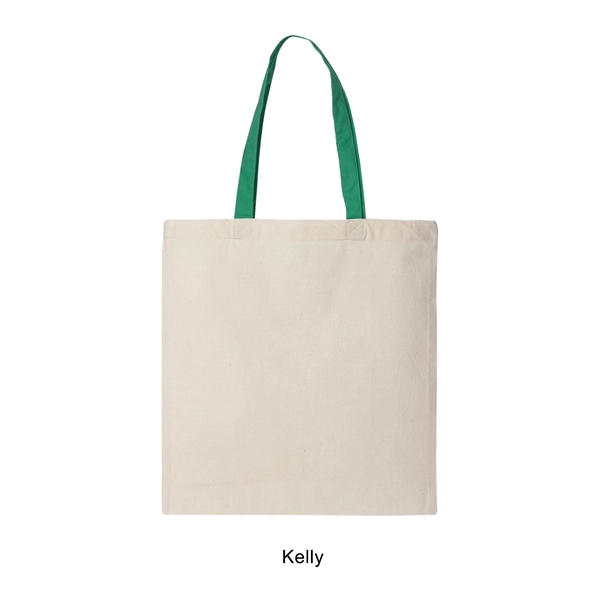 6 oz. 100% cotton canvas tote bag / shopping bag with... from ASI 41511 Brainchild USA Inc / BrainChild Gift Club