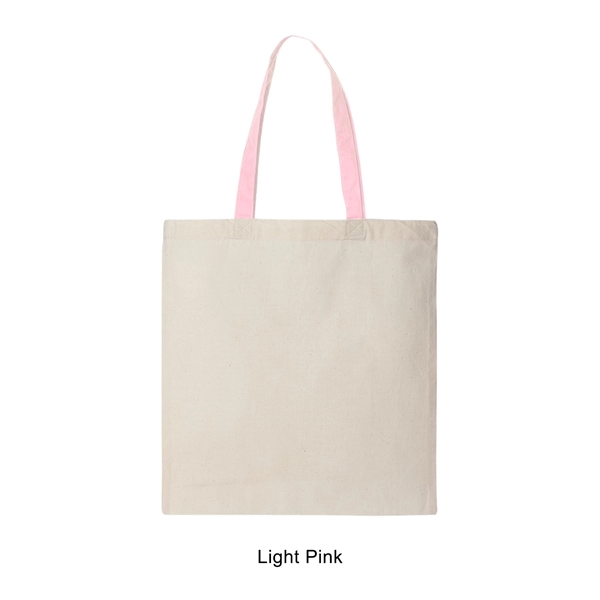 6 oz. 100% cotton canvas tote bag / shopping bag with... from ASI 41511 Brainchild USA Inc / BrainChild Gift Club